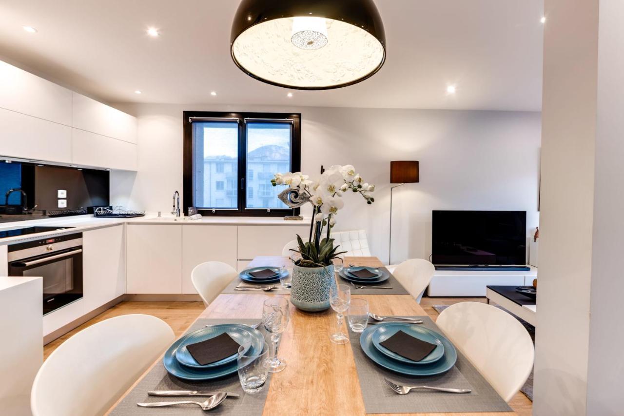 Les Sorbiers - Apartment 2 Bedrooms Top Floor - Parking & Terrace Annecy Exterior foto